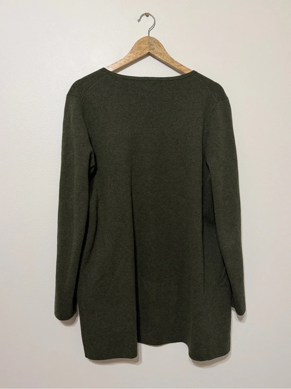 J. Crew Vanessa Collarless Sweater Cardigan Jacket Size Medium